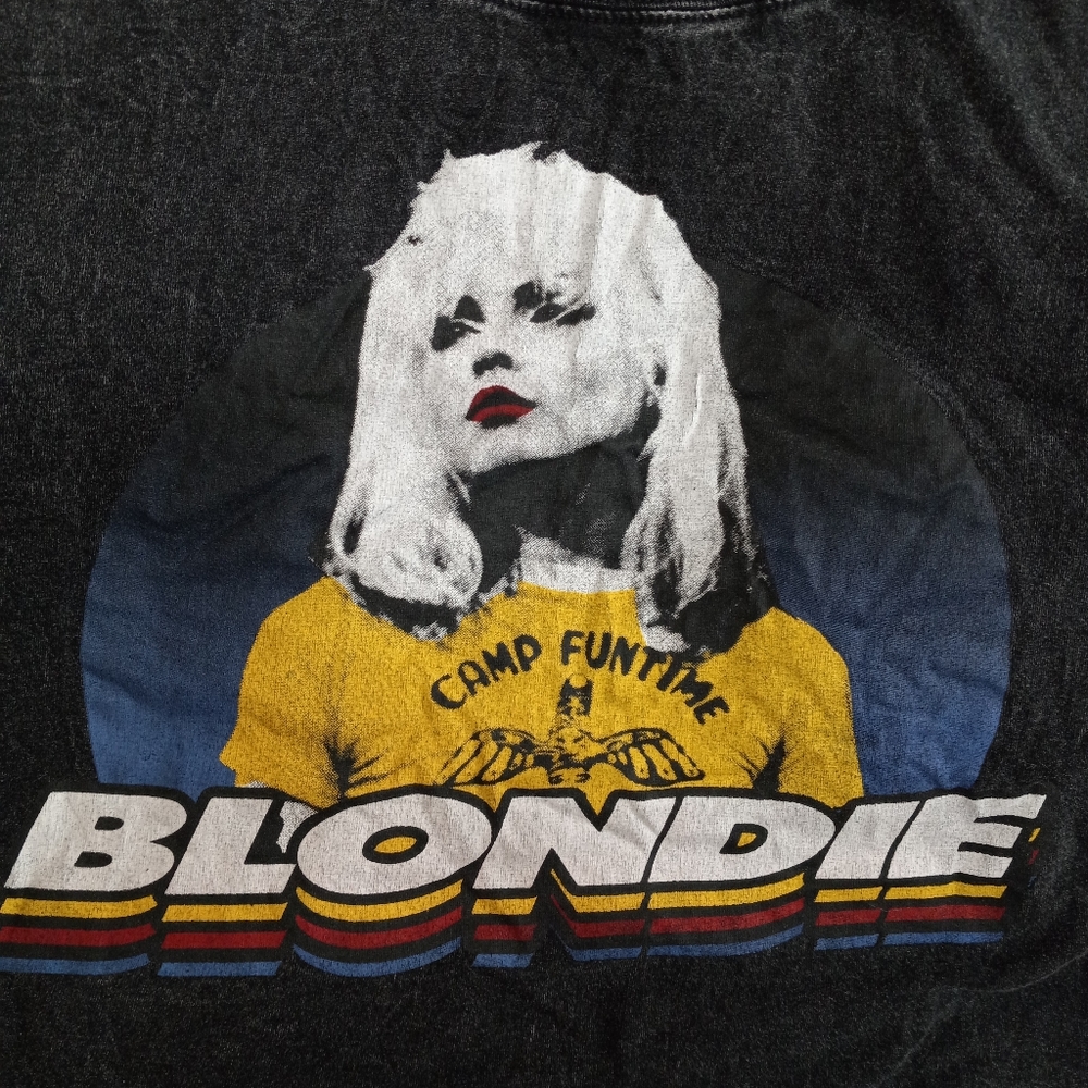 Blondie XL Y2K Fan T-Shirt Camp Funtime Crop Top - Picture 2 of 4